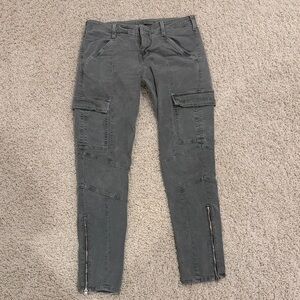 J Brand Women's green Cargo Skinny Jeans